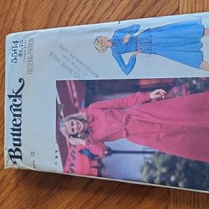Vintage - Butterick Dress Pattern - Size 12